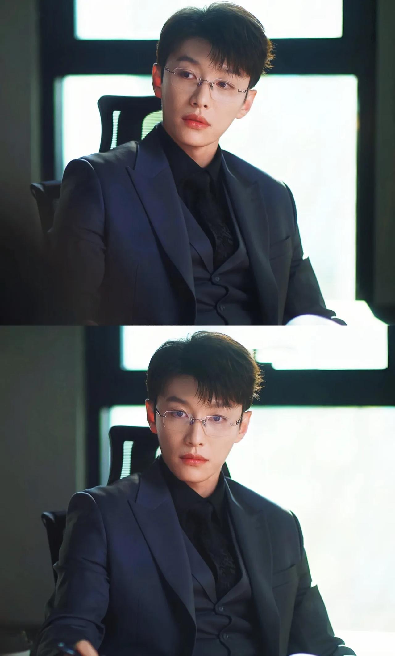 金丝眼镜一推，男二直接碾压男主，拿下全剧80%热搜！男二性张力真的…果然，气