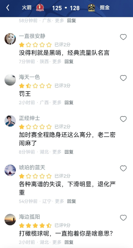 杜兰特加时赛全程隐身还能打高分？UC球迷表示老二密闹麻了。