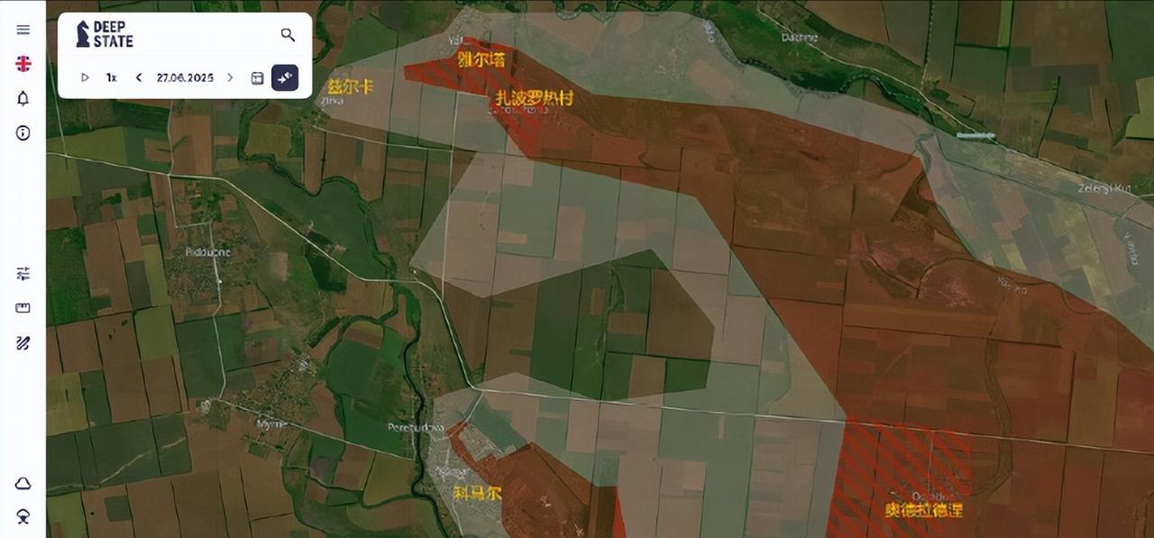 乌克兰官方信源DEEPSTATEMAP6月27日更新一、科马尔方向