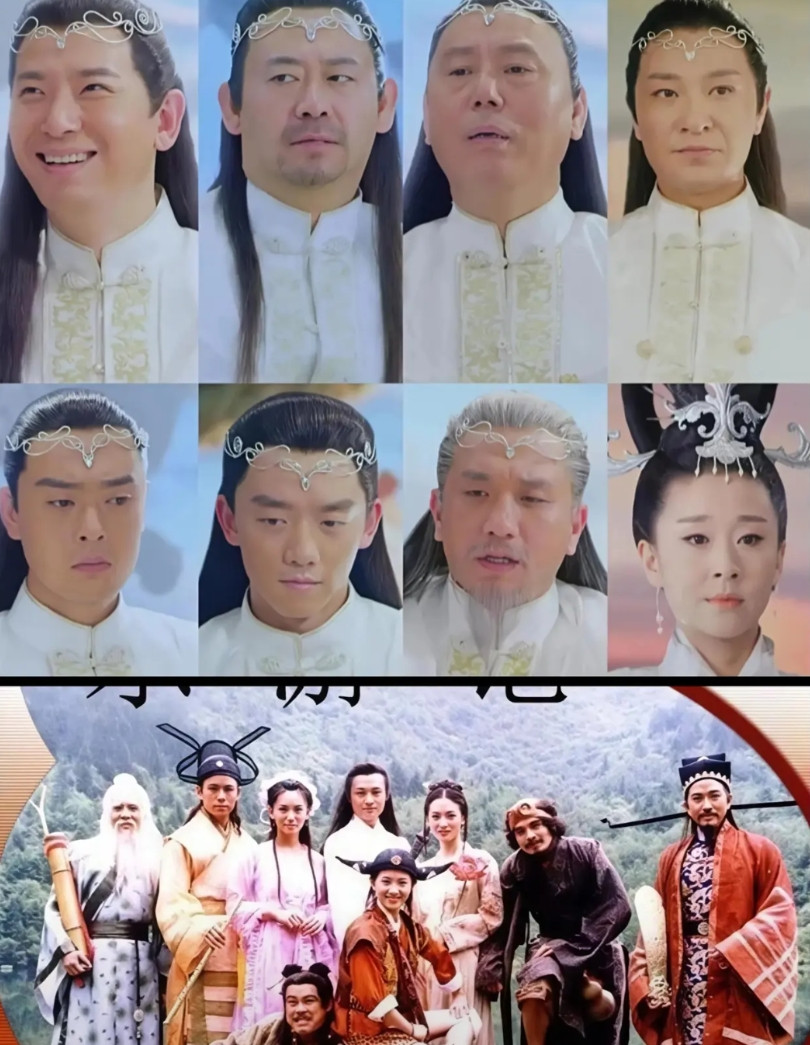 同样八仙过海，以前姹紫嫣红如今为何清一色的白衣？