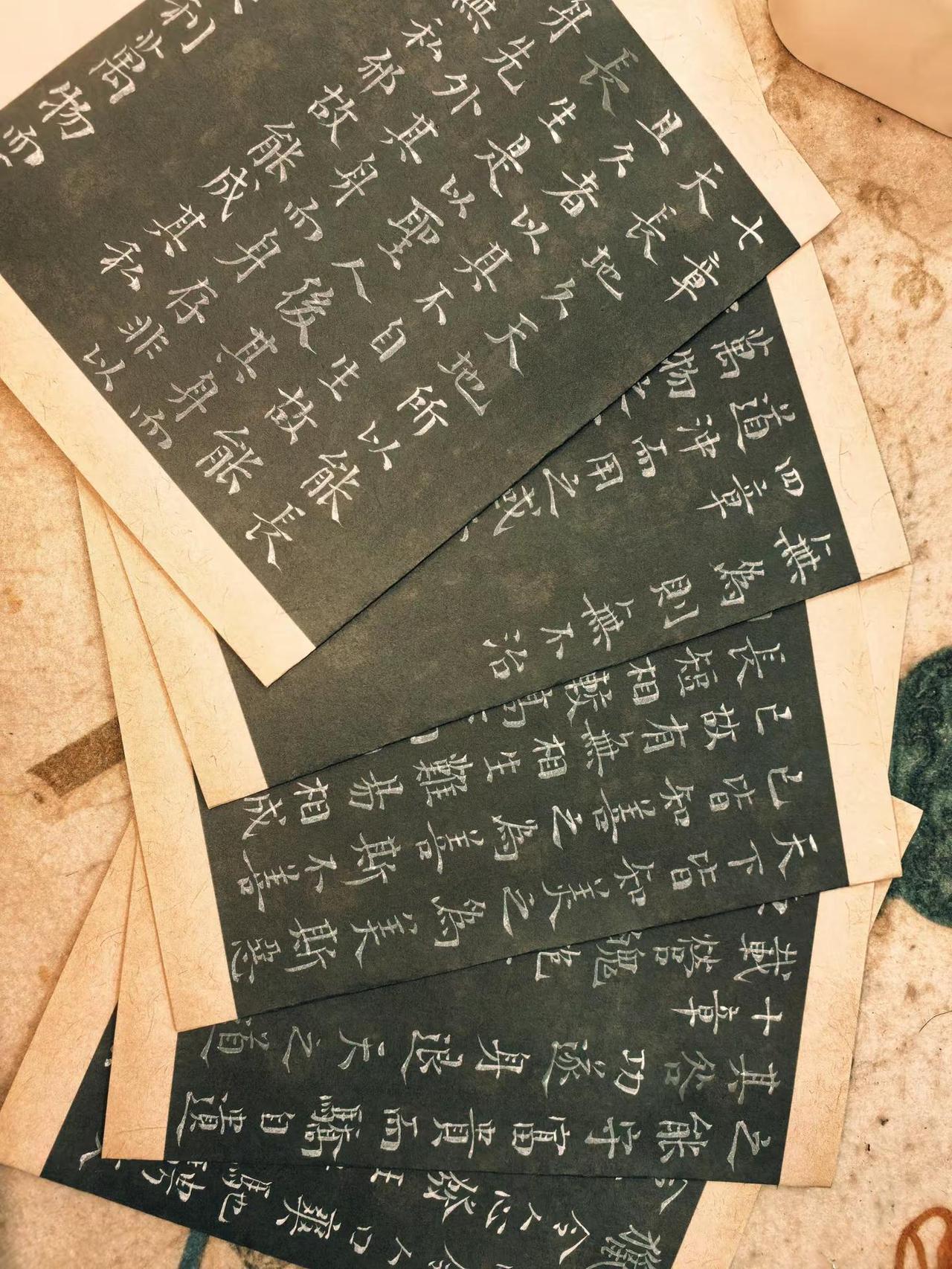近期直播写的临帖之路欧楷碑帖工作室