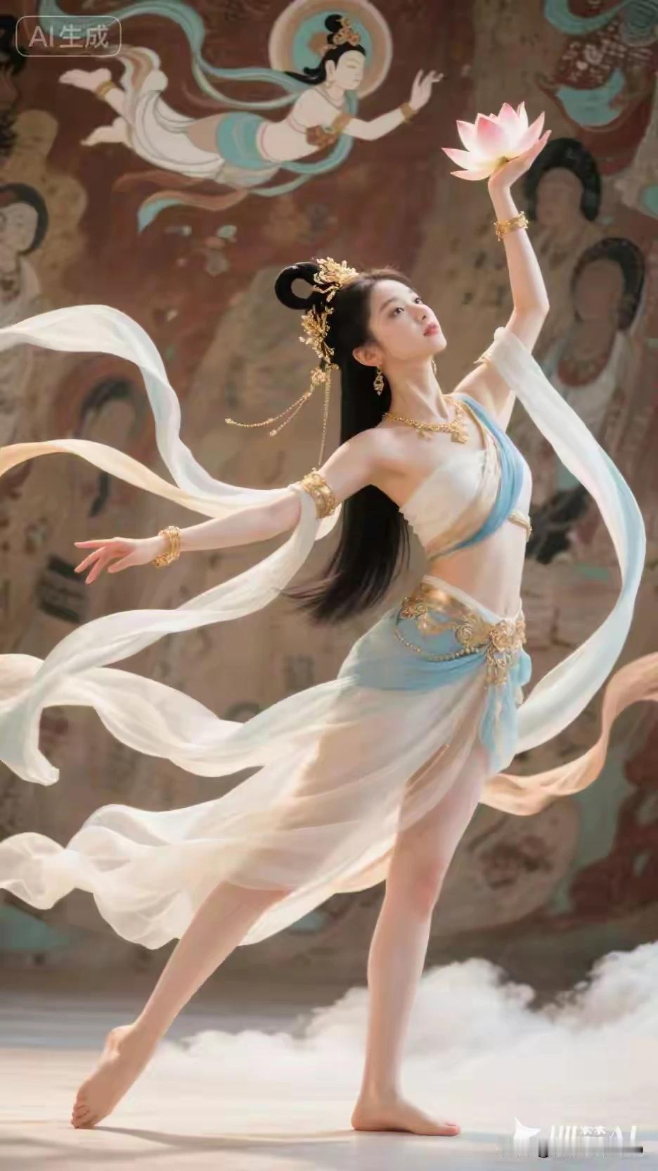 文笔挑战上句：古色古香青花瓷下句：美轮美奂飞天女