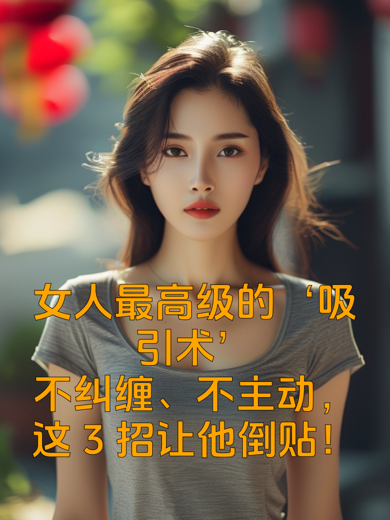 女人最高级的‘吸引术’：不纠缠、不主动，这3招让他倒贴！
