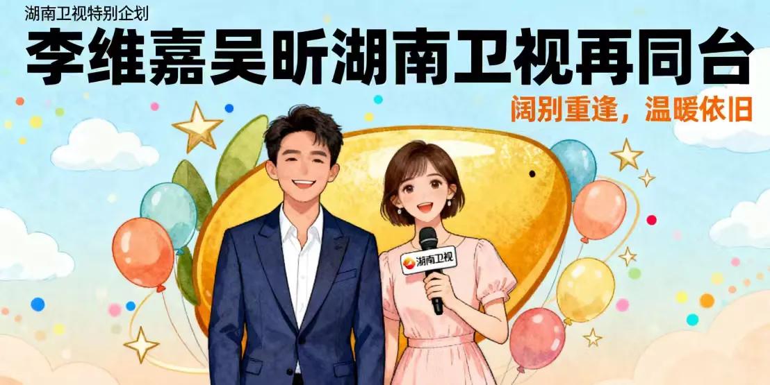 李维嘉吴昕再同台，一曲合唱唤醒国民童年记忆一句“多幸运成为你的朋友”，台下