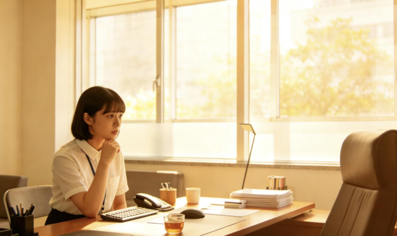 入职三个月，小林终于鼓起勇气问领导：“您觉得我表现怎么样？”领导放下茶杯，和蔼