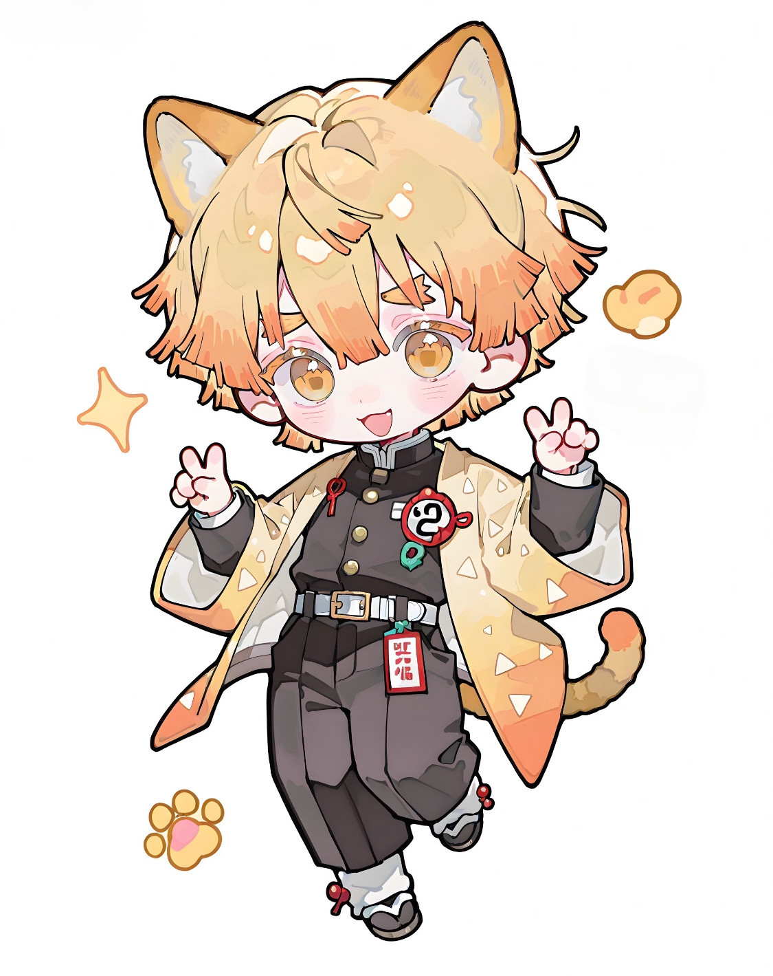 超萌的鬼灭之刃Q版头像来啰～可爱吧！动漫点评团海外动漫名场面鬼灭之刃