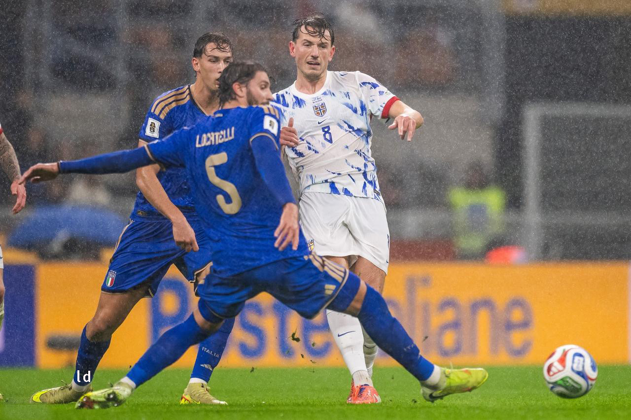 现在的意大利实力真不如挪威！本届世预赛两场直接对话，意大利均被挪威干净利落地