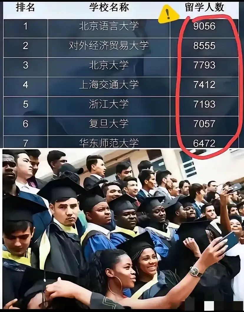 惊呆了，万万没有想到，北京大学，北京语言大学，浙大，上海交大，复旦，华东师范这些