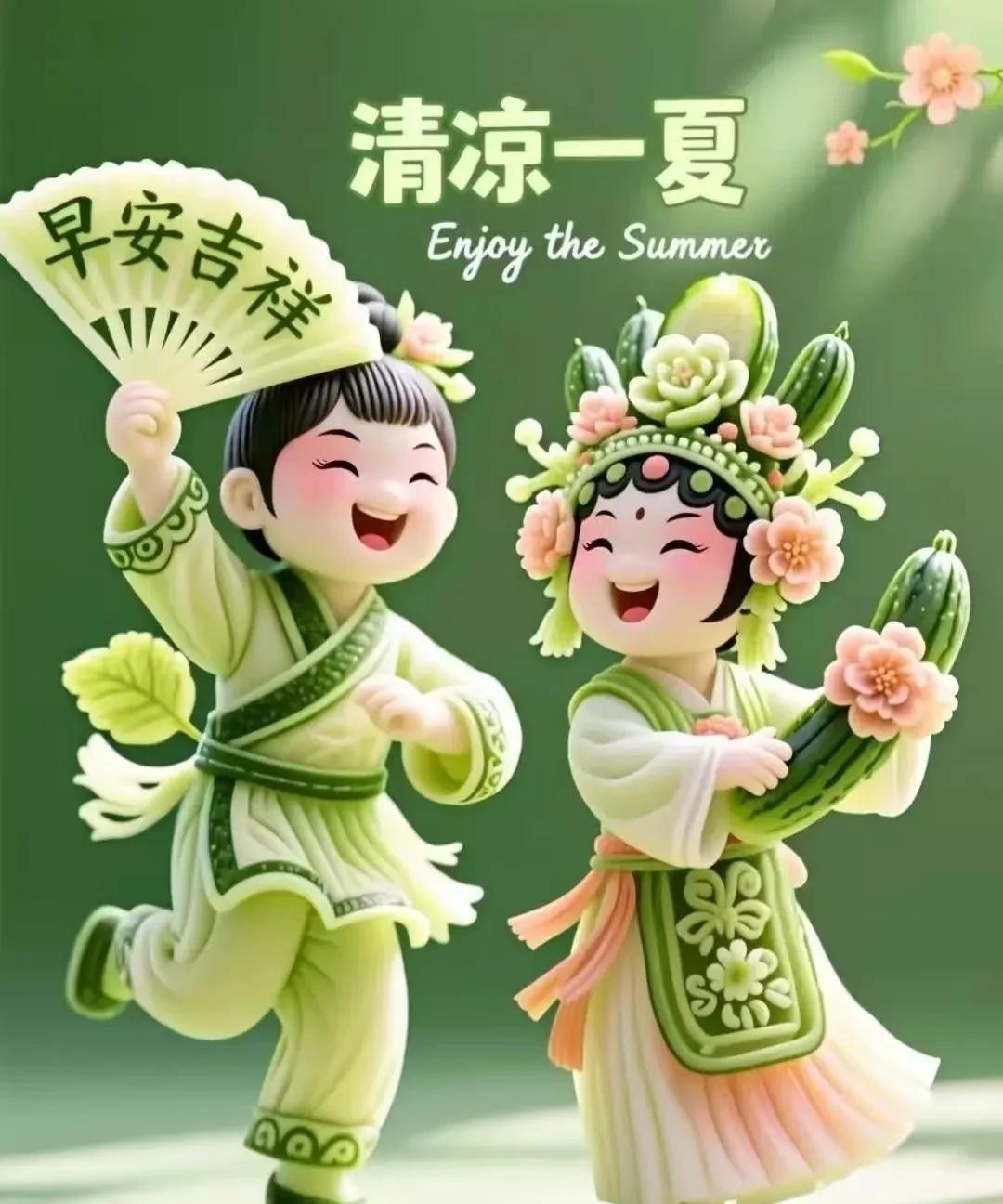 无数个昨天悄然而去美好的今天含笑而来愿我们在炎炎夏日里保重身体守住
