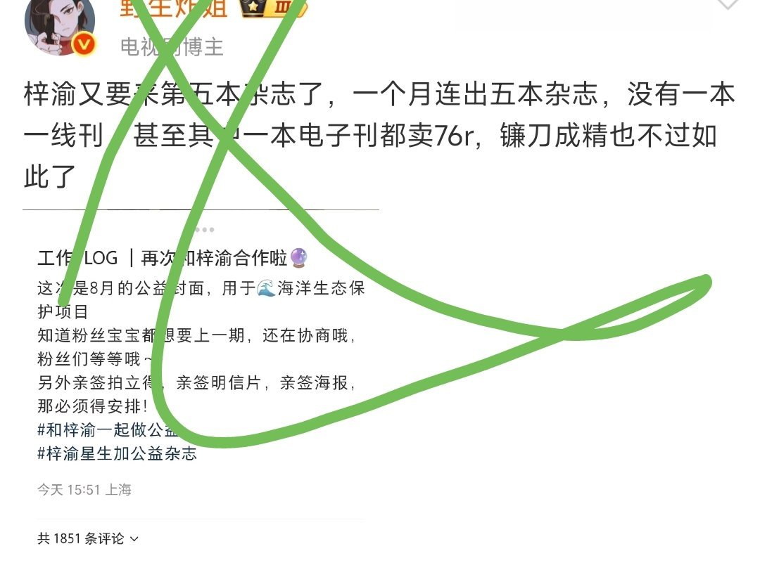 电子刊卖76真的假的[笑着哭]？不过有人愿意拍～有人愿意买！明星出杂志基本都是