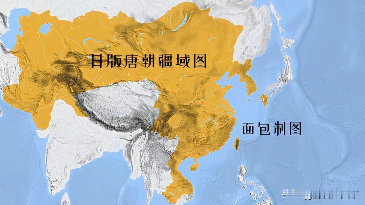 这是网传日本人画的大唐极盛时期的疆域，按这个范围，唐朝极盛时期国土面积得有150