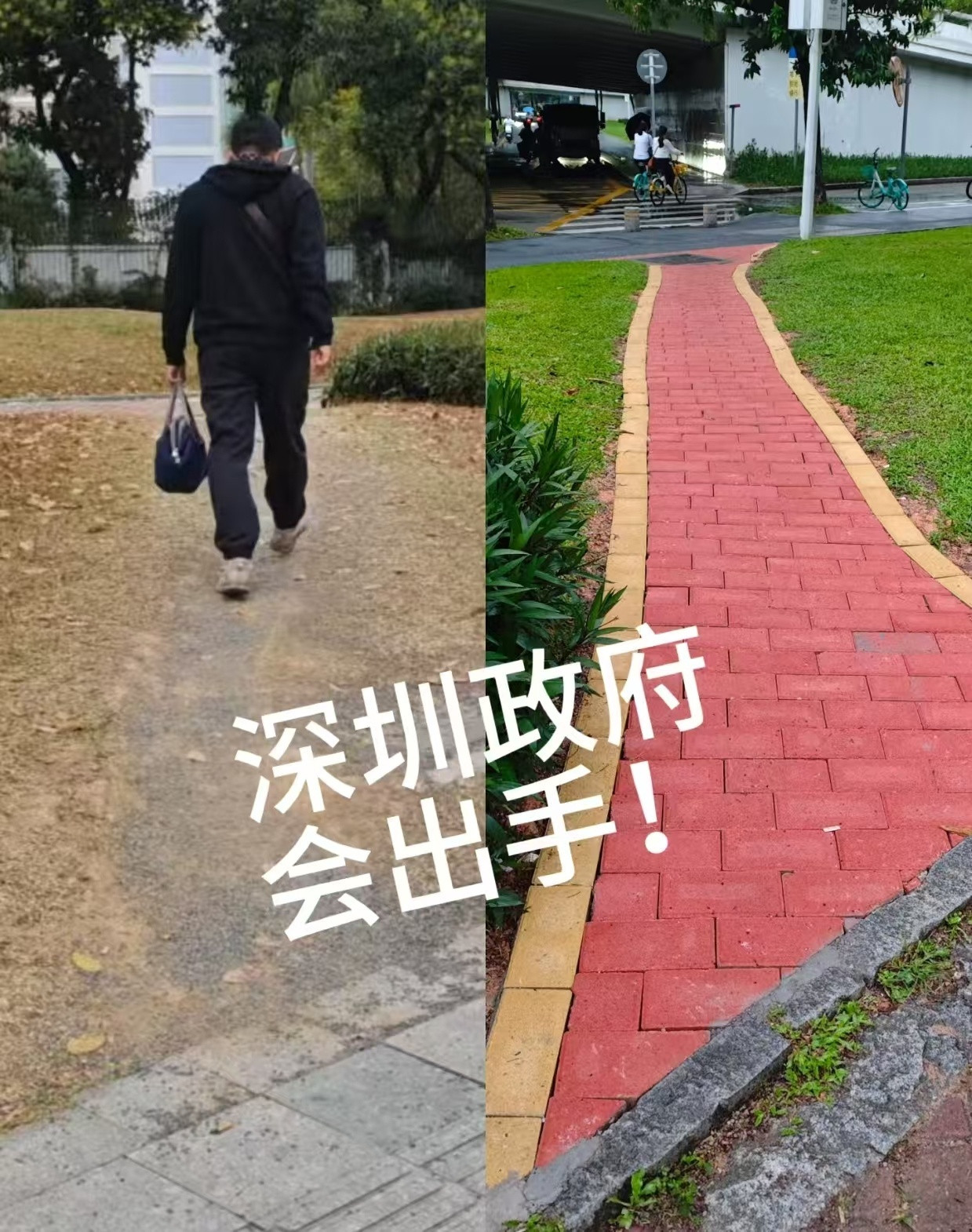 之所以草坪会被踩成一条路，说明这条路最实用，最应该出现！​​​