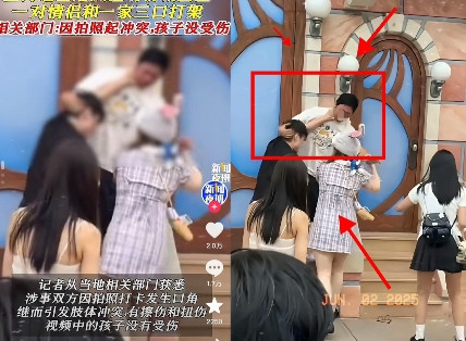 现在全网最破防的就是迪士尼事件中的女生。不是她因为打小孩被骂，也不是帮着男友