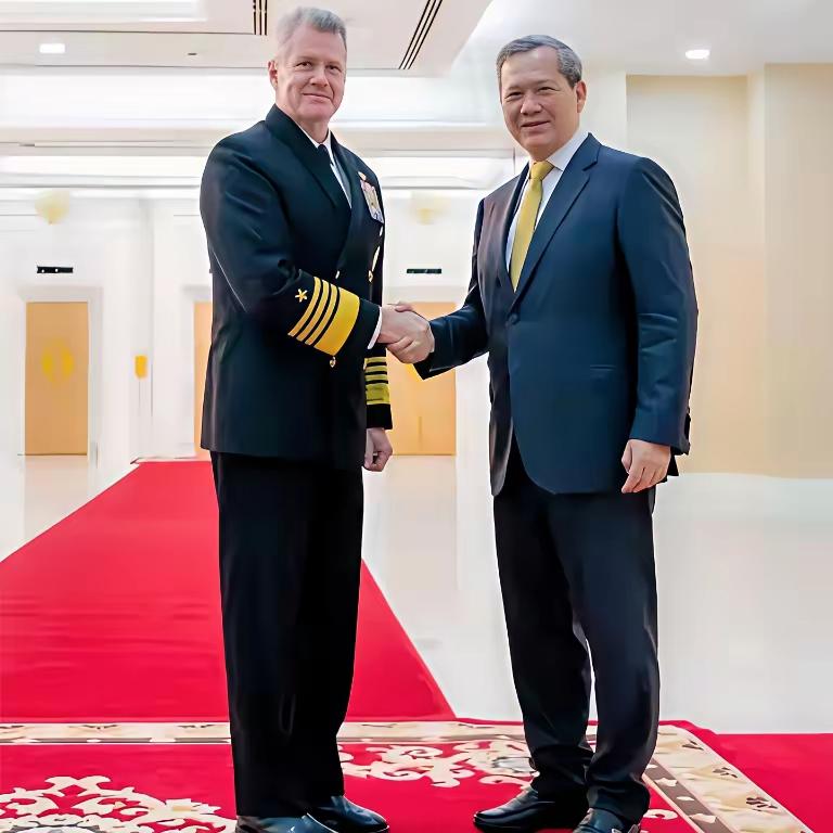 柬埔寨迫不及待的加入“和平委员会”。1月26日，首相洪玛耐会见美国印太司令帕帕罗