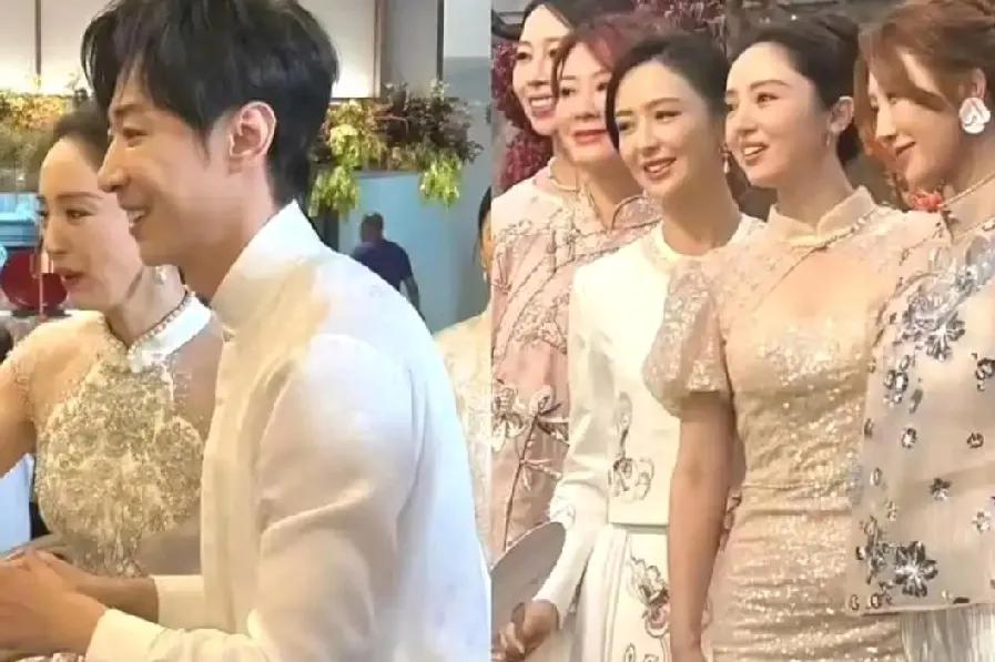 董璇婚宴：闺蜜情深与幸福新章董璇的婚宴在山西大同甜蜜举行，这一场充满爱意的