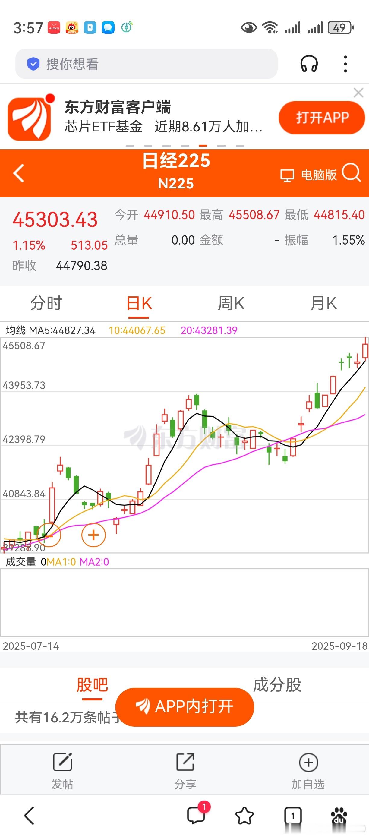 看了看，都是1.15%。许多时候，老鸭真觉得不可思议！​​​