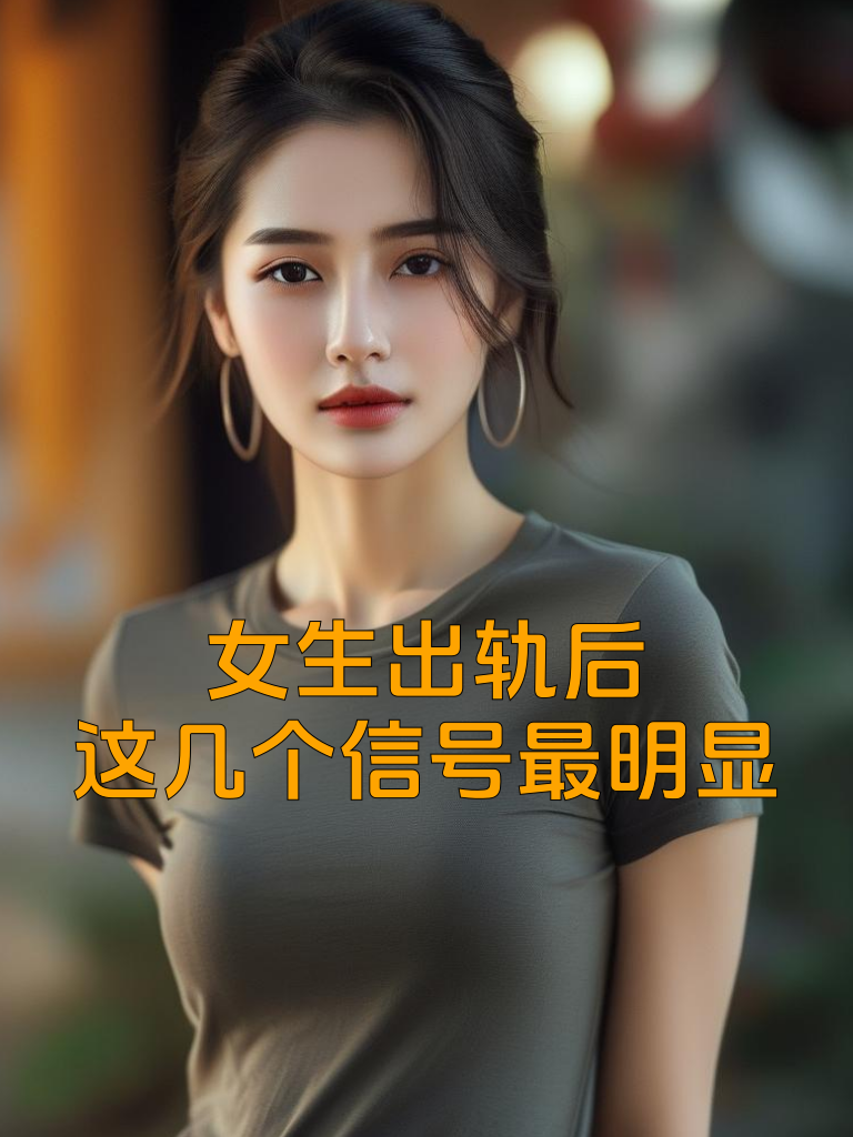 女生出轨后，这几个信号最明显