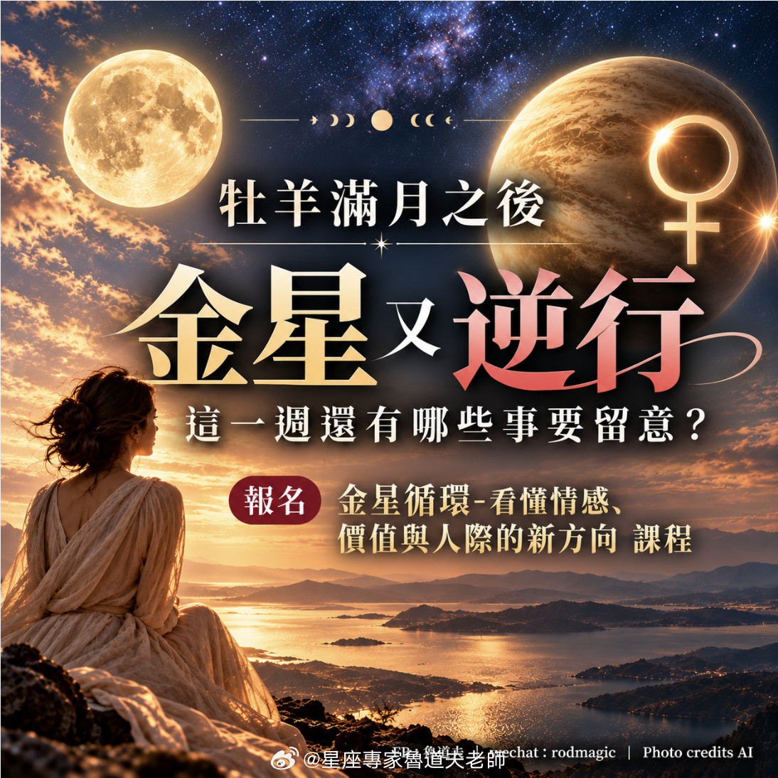 金星逆行不一定代表前任出现，也不一定会发生什么戏剧性的感情事件。但它的确很适合让