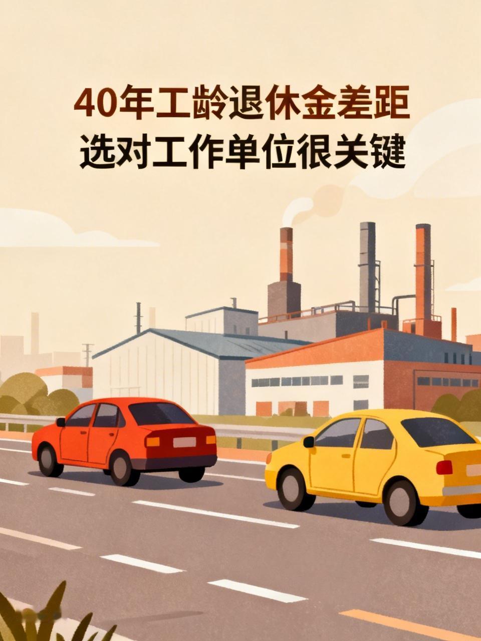 同样40年工龄，退休金差距竟如此之大，看来年轻时选对工作单位至关重要！