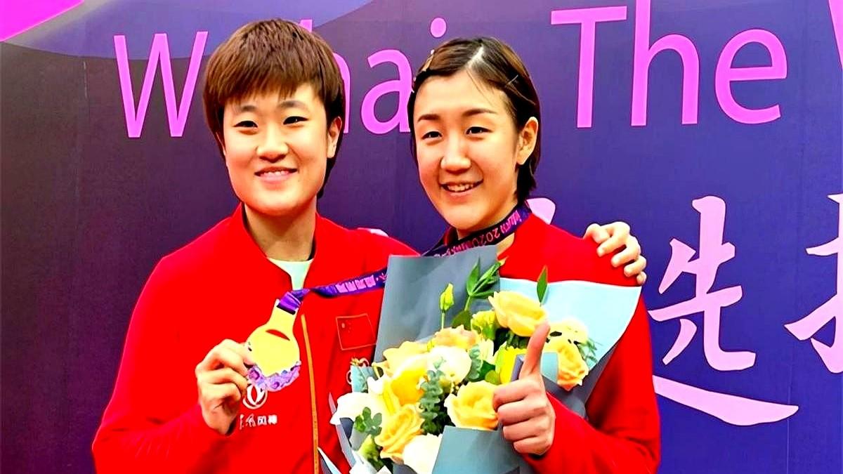 就为个身高，国乒粉丝都快打起来了。巴黎奥运那场女单决赛，陈梦4:2赢了孙颖莎