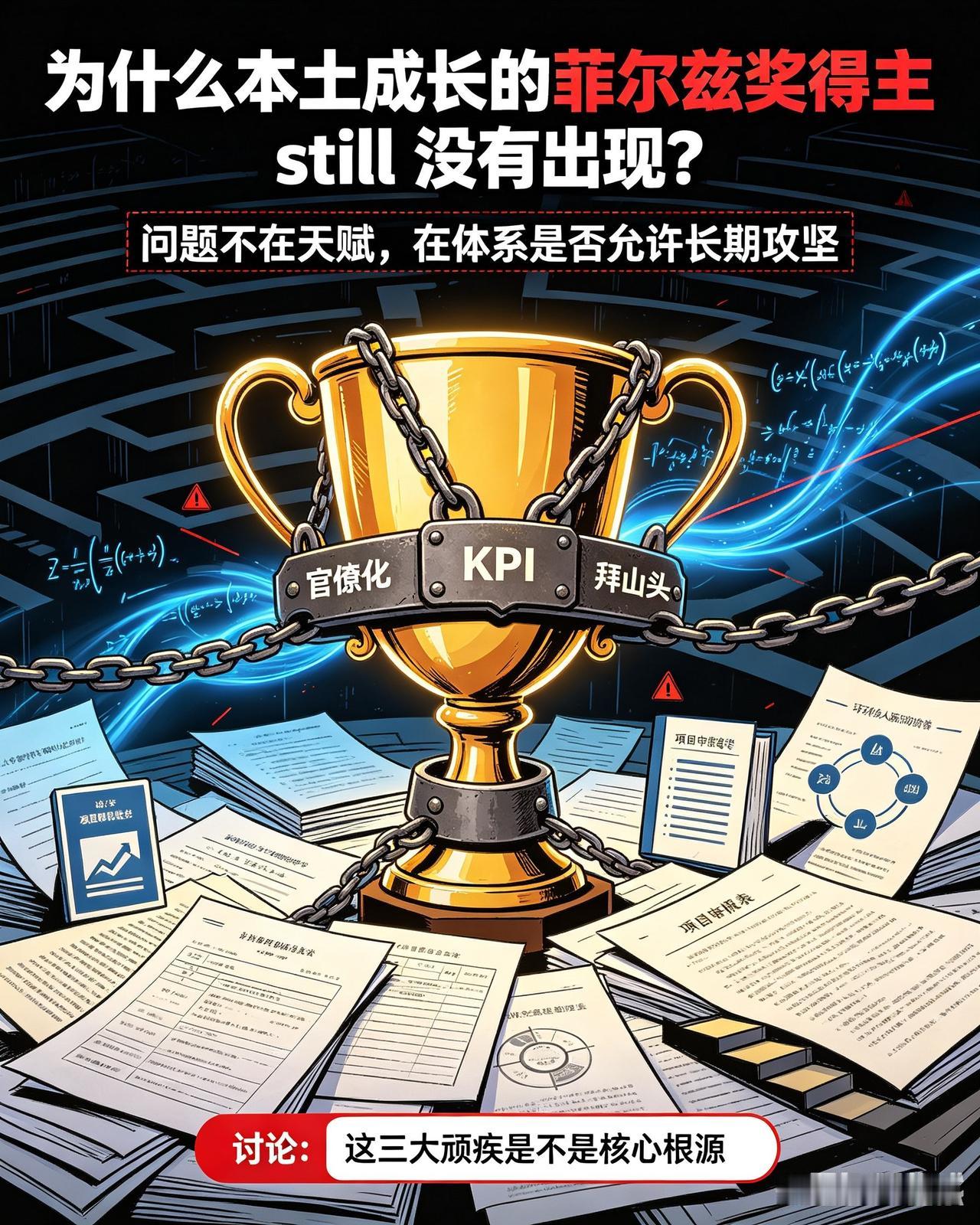 本土难出菲尔兹奖，根本不是天赋问题，是学术土壤出了大问题2026年王虹、邓煜