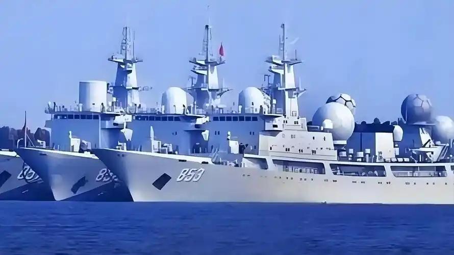 美军为啥不敢动咱的海上闲逛侠815电子侦察船？首先是因为美国的火控雷达根本就不敢