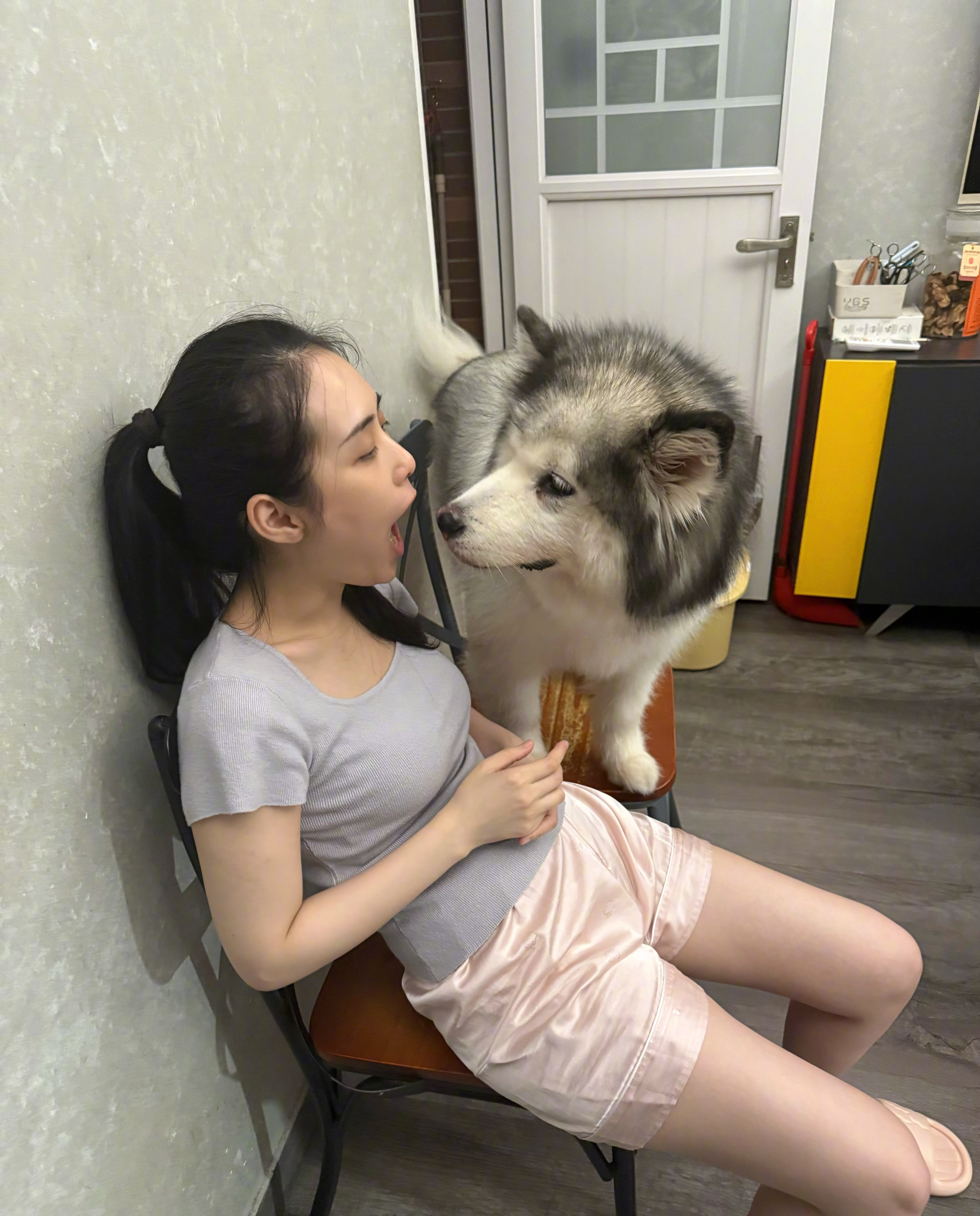这个人老是吃完好吃的然后长大嘴给狗炫耀[doge]一分钟视频创作季（素材源自网络谨