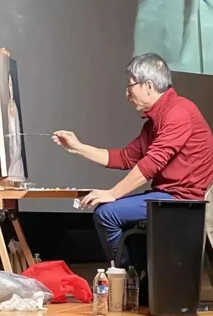 4个半时冷军油画人物写生教学