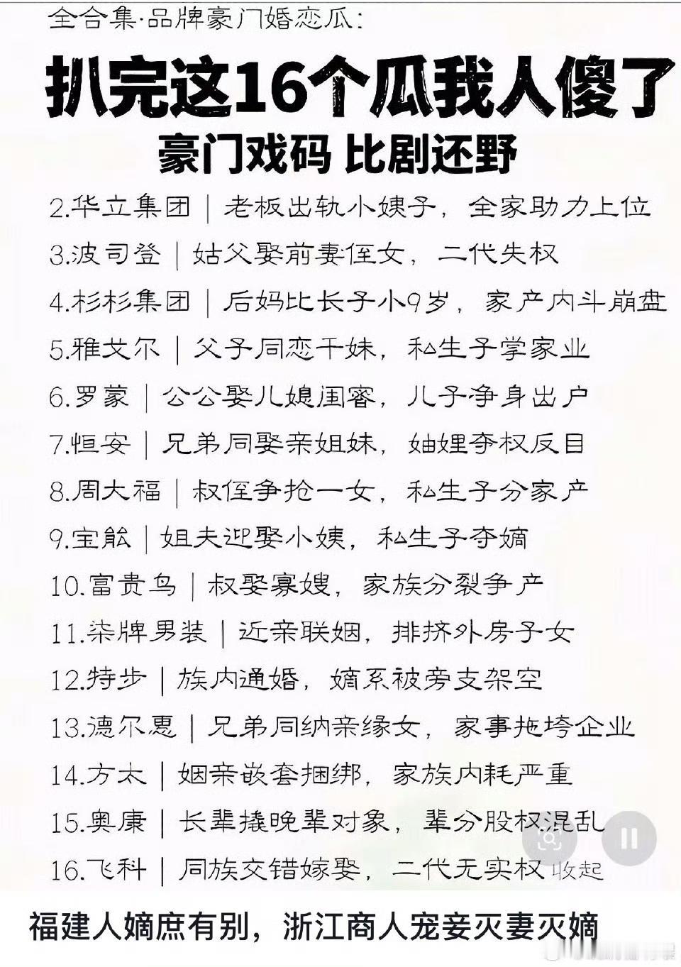 看了一上午浙江富商的瓜🍉短剧真的还是拍保守了刷到了华立长公主的抖音，原来温