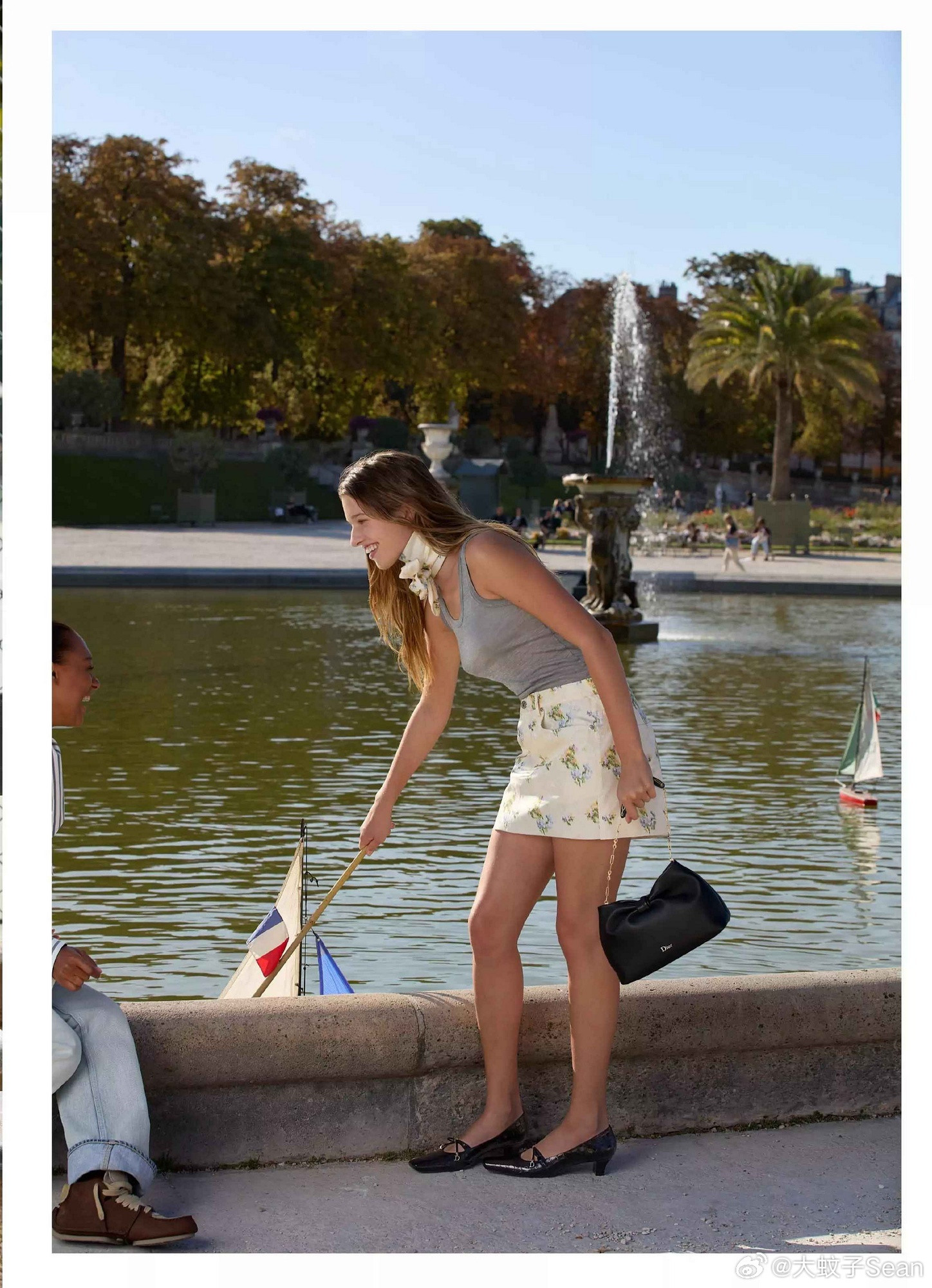 everanderson艾尔安德森之前为Dior2026年春夏系列拍摄广告的