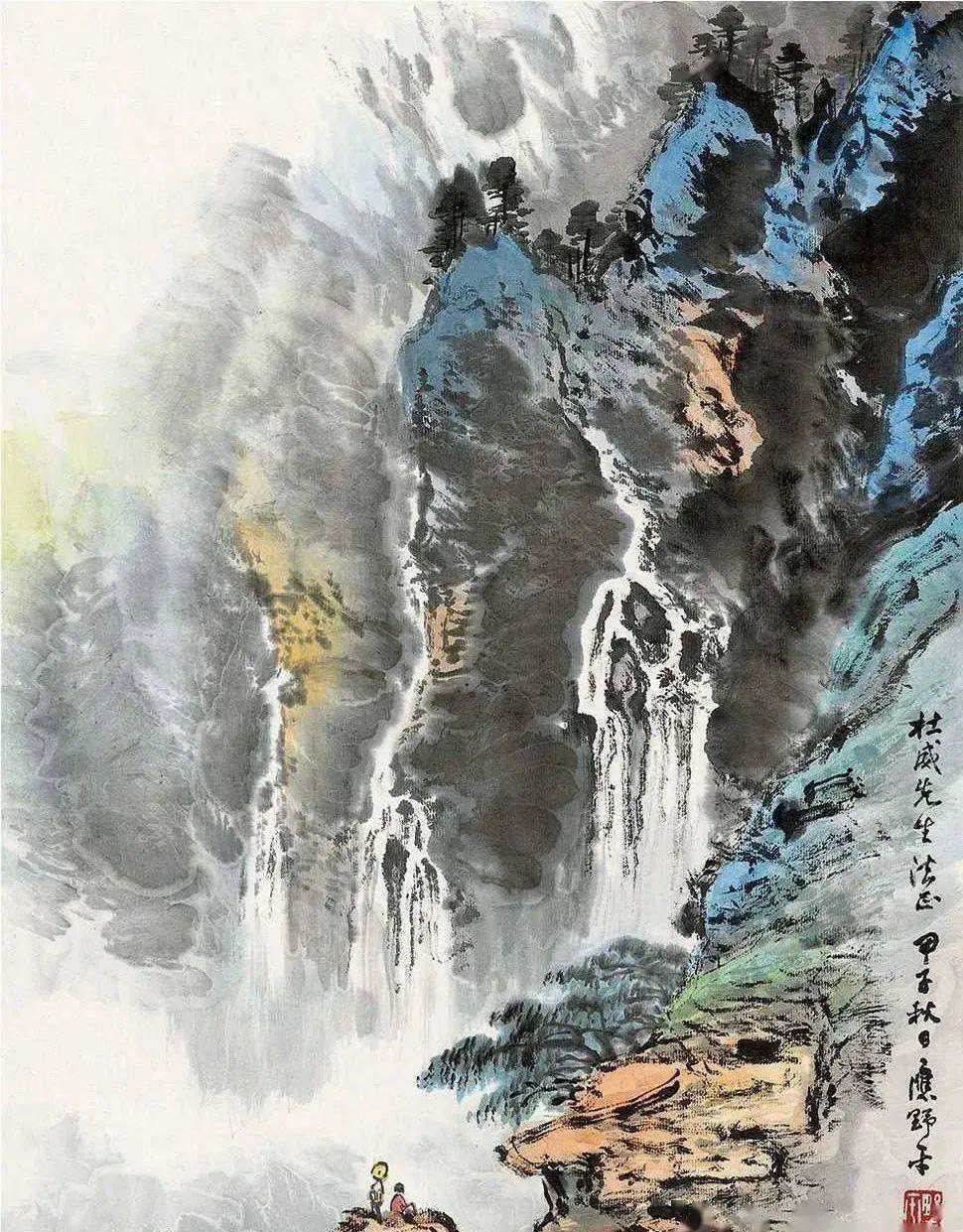 应野平（1910—1990），幼承家学，喜爱绘画，16岁后专攻山水。初学王石谷、