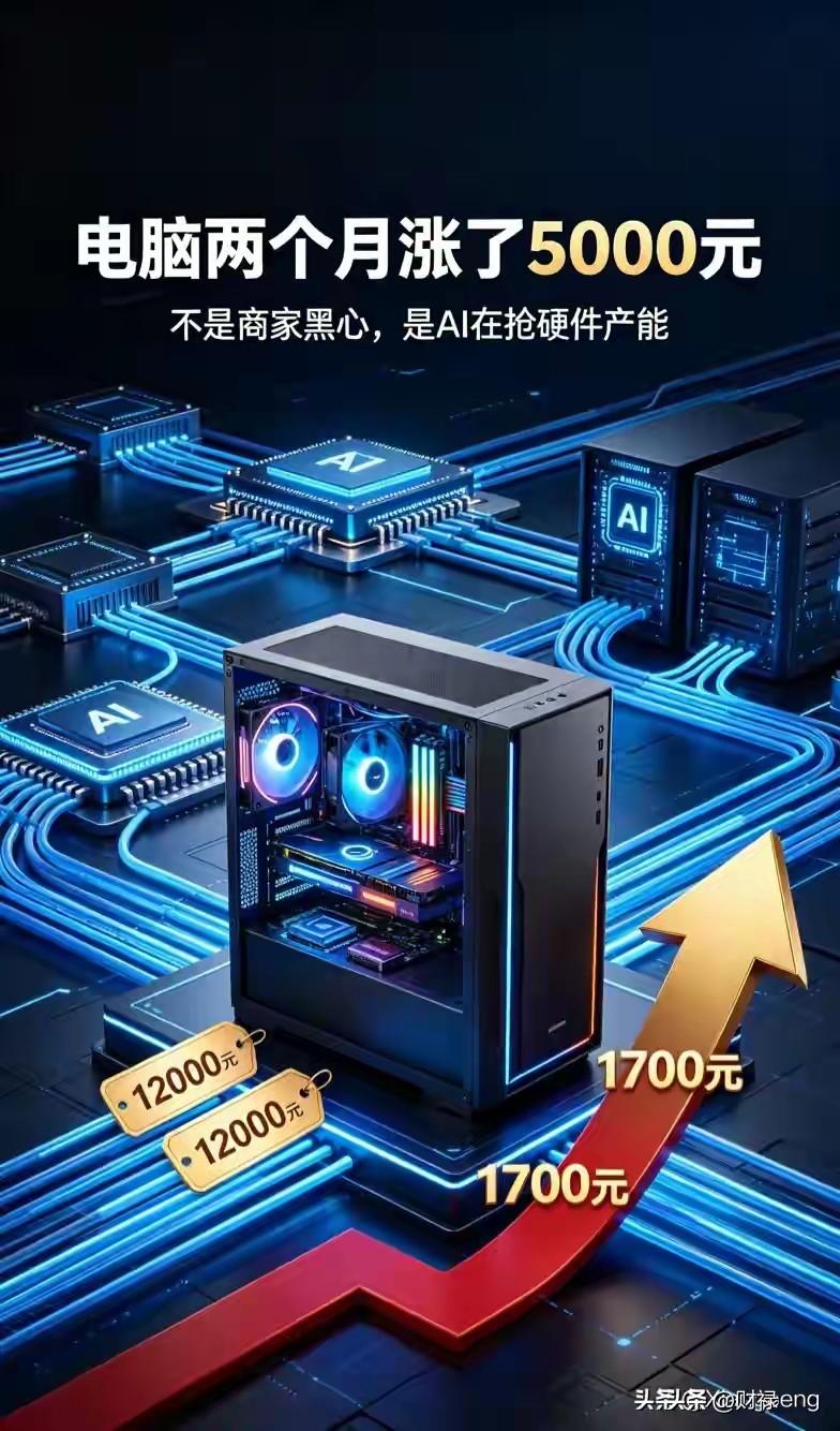 两个月暴涨5000！电脑价格越等越贵，你的钱包还好吗？“等等党”彻底输了！短