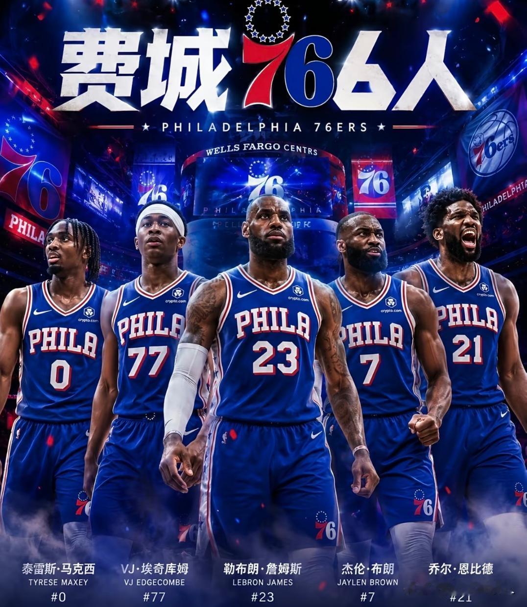 太好了！后场核心马克西愿意主动让出球权给詹姆斯，有助于76人冲击总冠军！詹姆斯