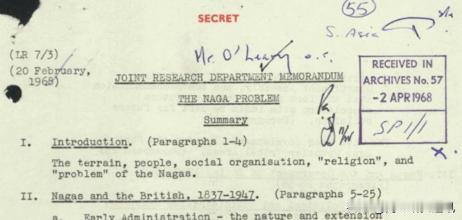 《外交学者》杂志1月9日报道，英国情报部门解密档案显示，尼泊尔自上世纪60年代以