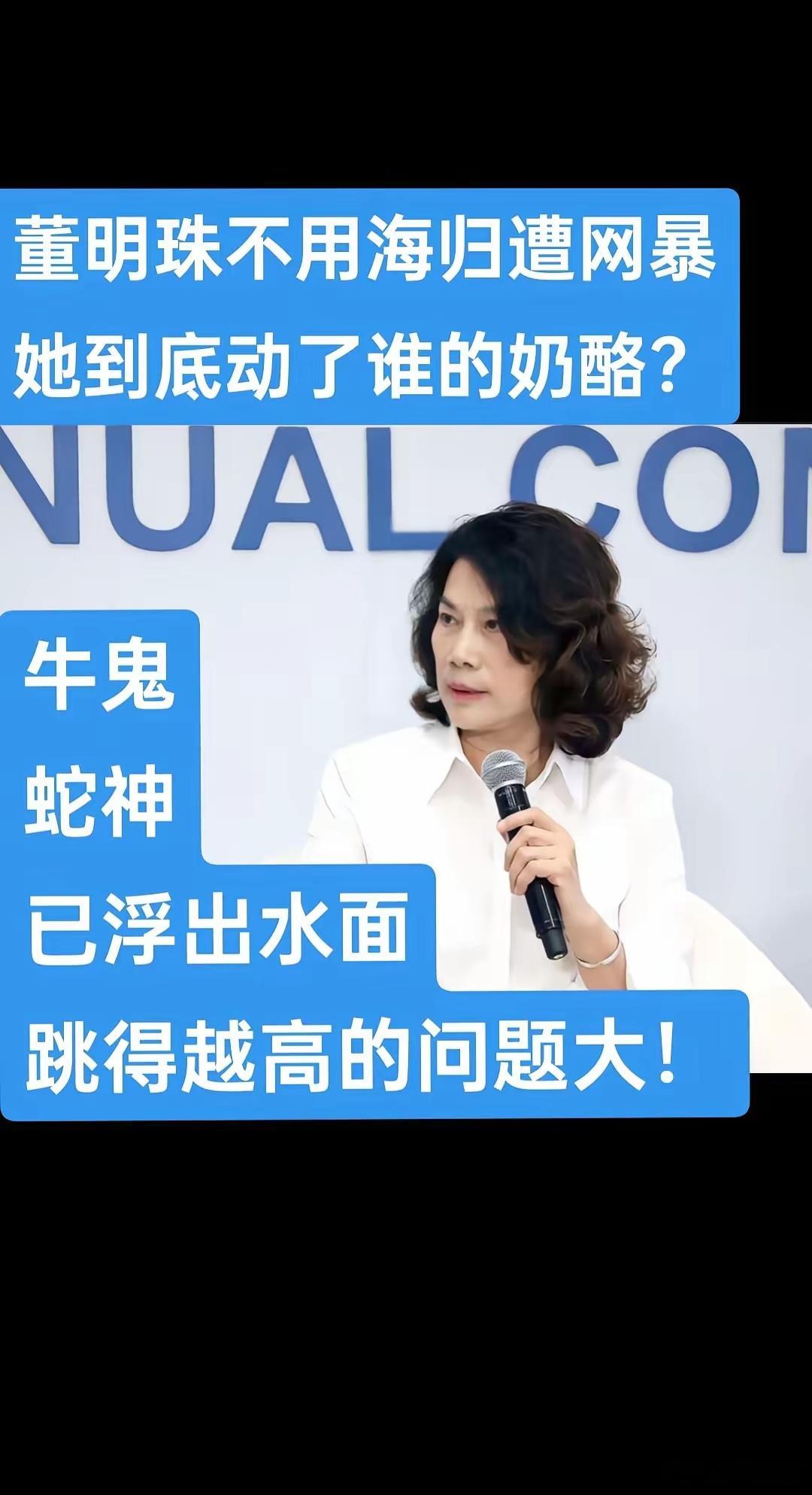 董明珠不用海归遭网暴她到底动了谁的奶酪？​​​