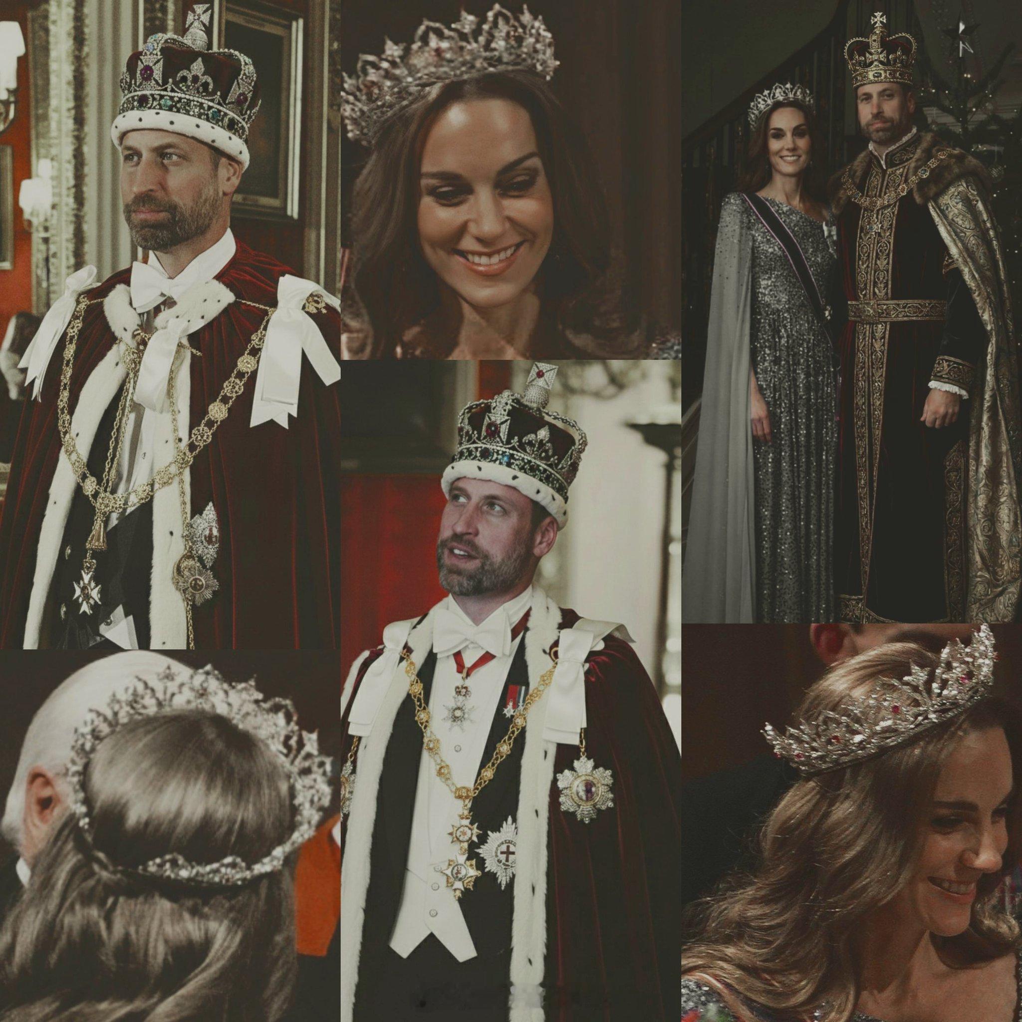 粉圈真的很可怕，比如对威廉的头AI了个皇冠