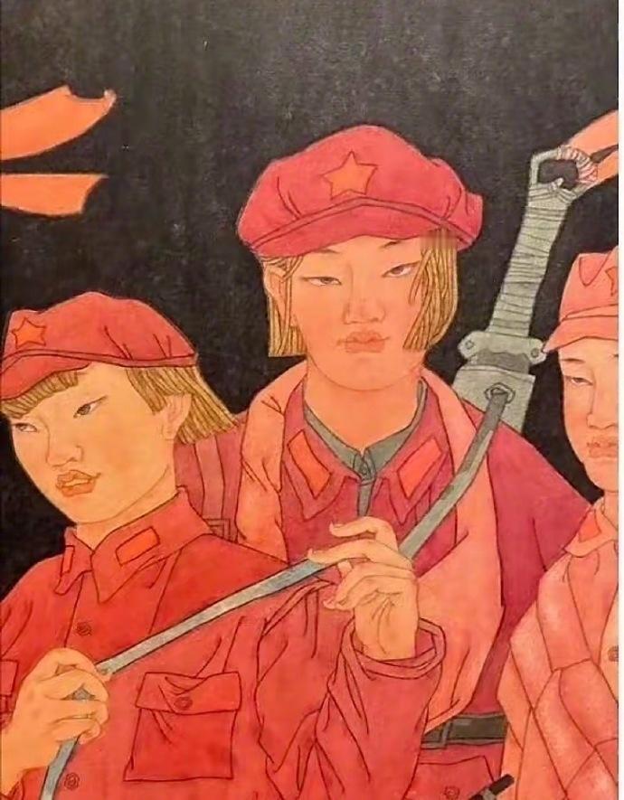 胆子真不小！清华美院教授，又作妖了，竟将战士画成眯眯眼，终于引爆全网批评：画作已