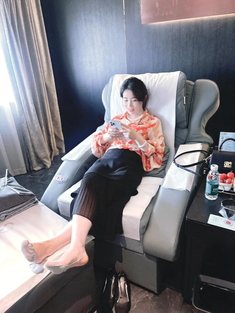有钱就是好，连袜子都穿这么高级
