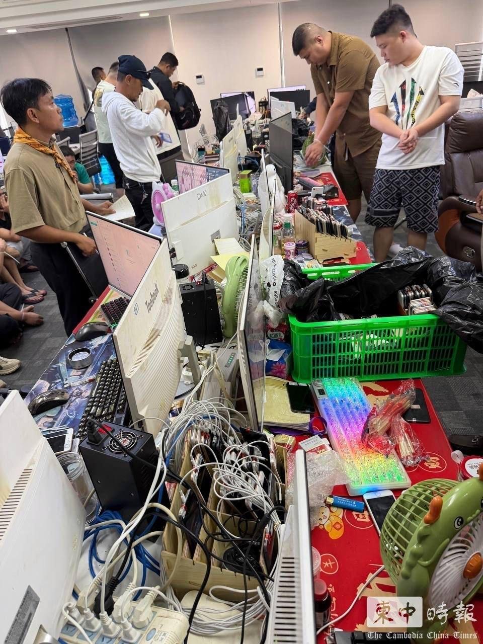 柬埔寨金边警方再端掉电诈窝点拘捕21名外籍人员（包含16名中国籍人员）柬埔寨