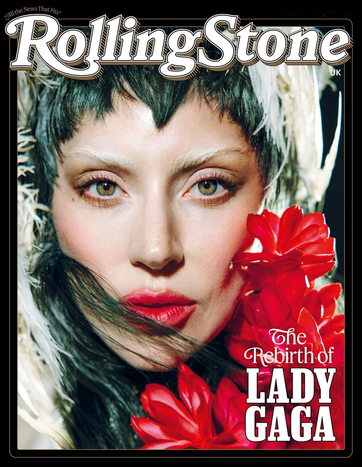 酷！LadyGagaLadyGaga再登英国《滚石》2/3月刊封面！和美版的写