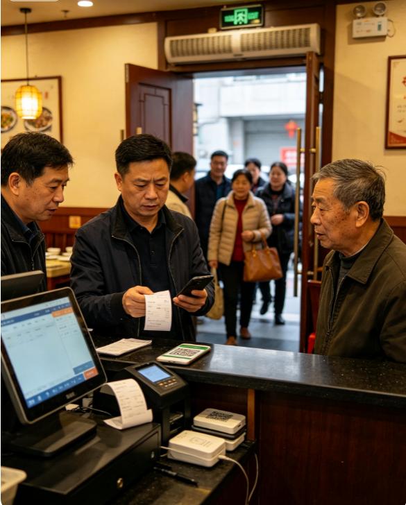 帮老同学订饭店，却被放鸽子，我只好带着家人去吃，可是菜刚上桌，老同学就带着人回来