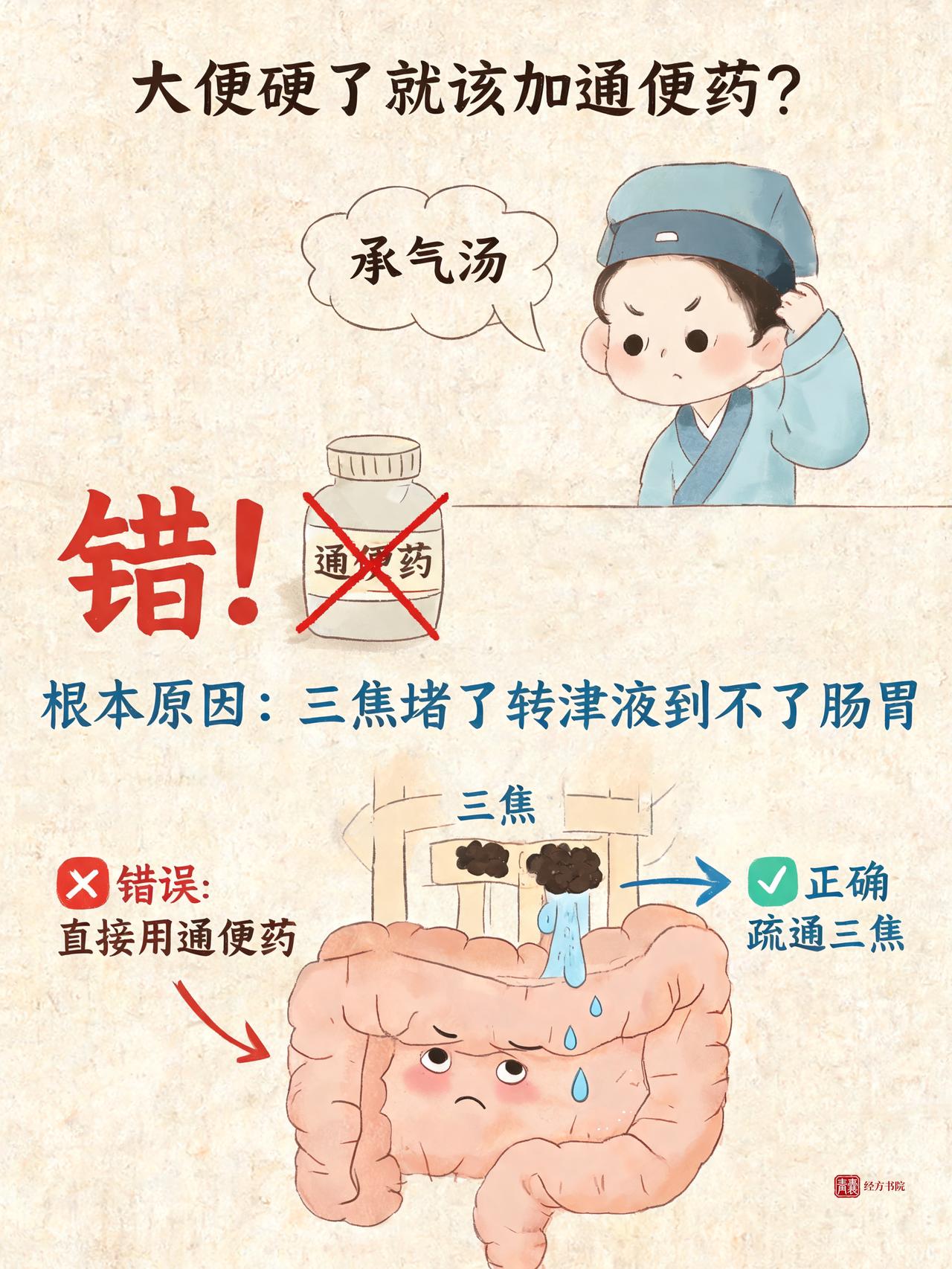 有个中医问了我一个问题，我沉默了🤔伤寒论第163条，病人"大便硬"，吃了小柴