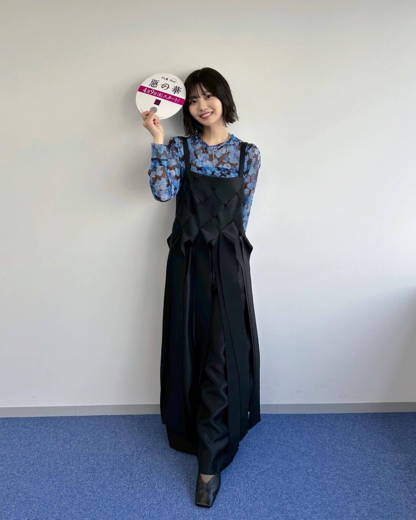 中西アルノ「本日、ドラマ「惡の華」の記者会見に登壇させていただきました。常磐文役