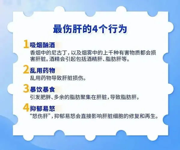 三分治七分养，肝病不是光吃药就可以，自己的个人护理也要做好，拒绝这些伤...
