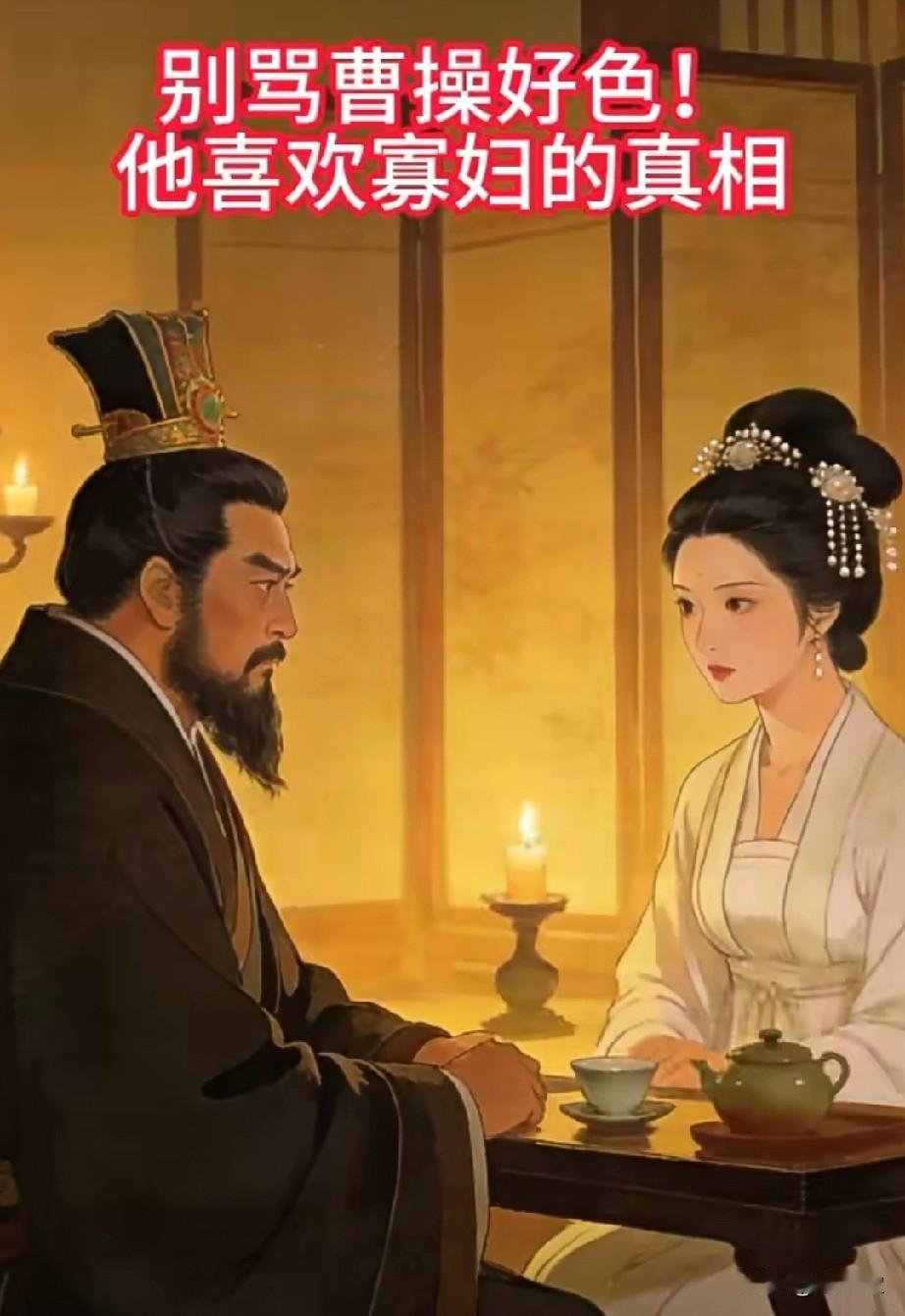 别骂曹操好色！他喜欢寡妇的真相是1. 政治联姻需求：快速收编残余势力、整