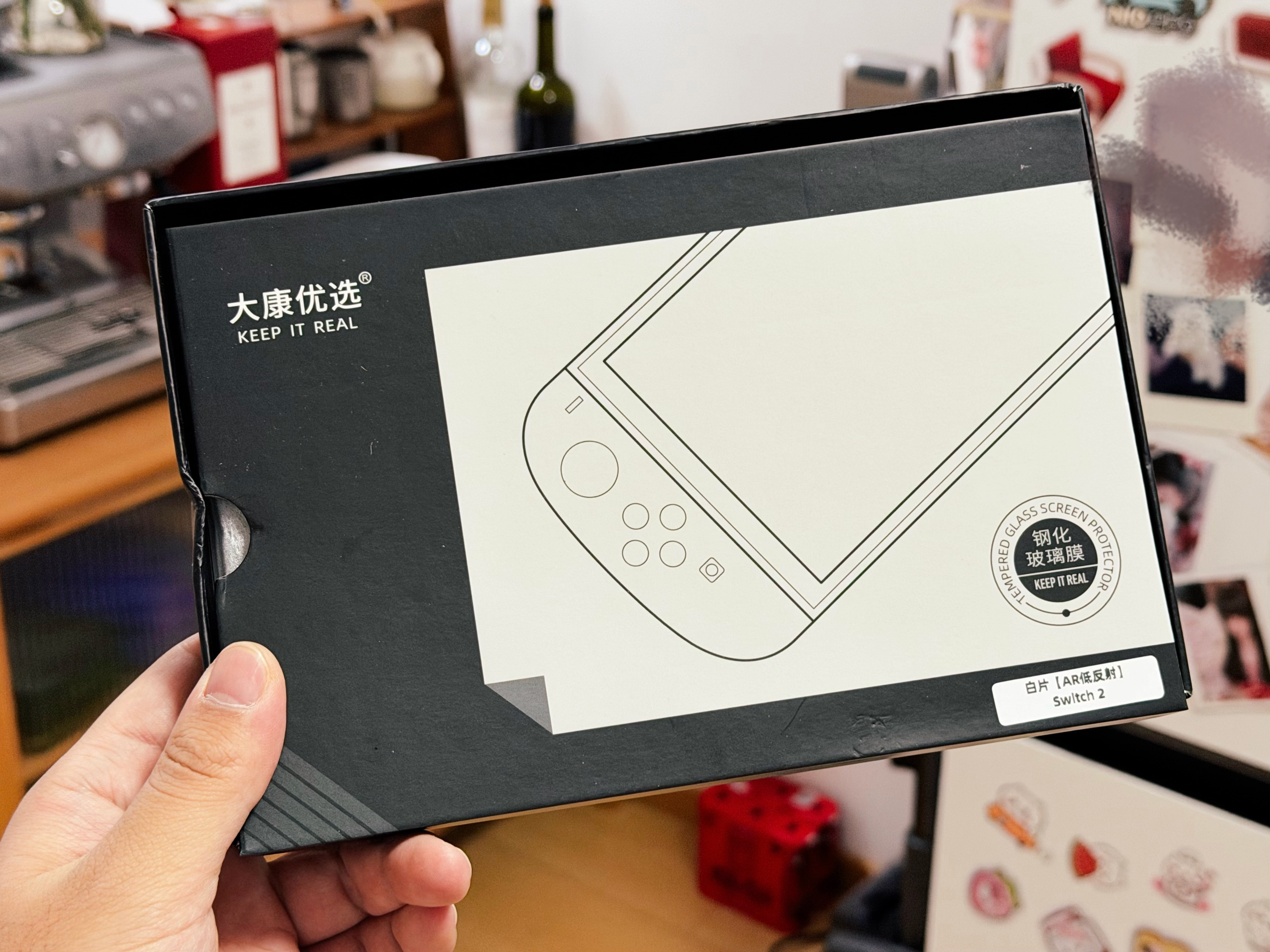 康总家的Switch2AR膜，自带贴膜神器，贴出来的效果真好啊～～强烈推