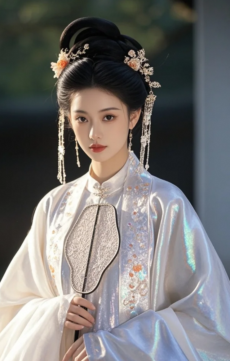 当现代街景遇上汉服少女，整座城市都变柔了