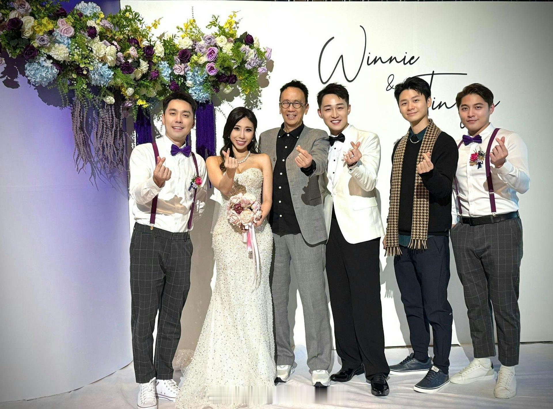 TVB小生迎娶富家女场面盛大星光熠熠新娘金器劲夸张TVB小生容天佑在TVB剧《