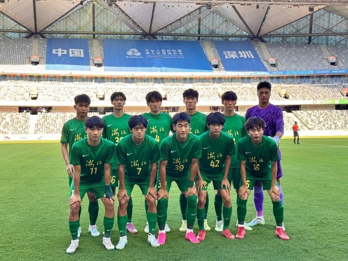 全运会U18组B组首轮: 马浩然破门, 浙江1-1战平陕西