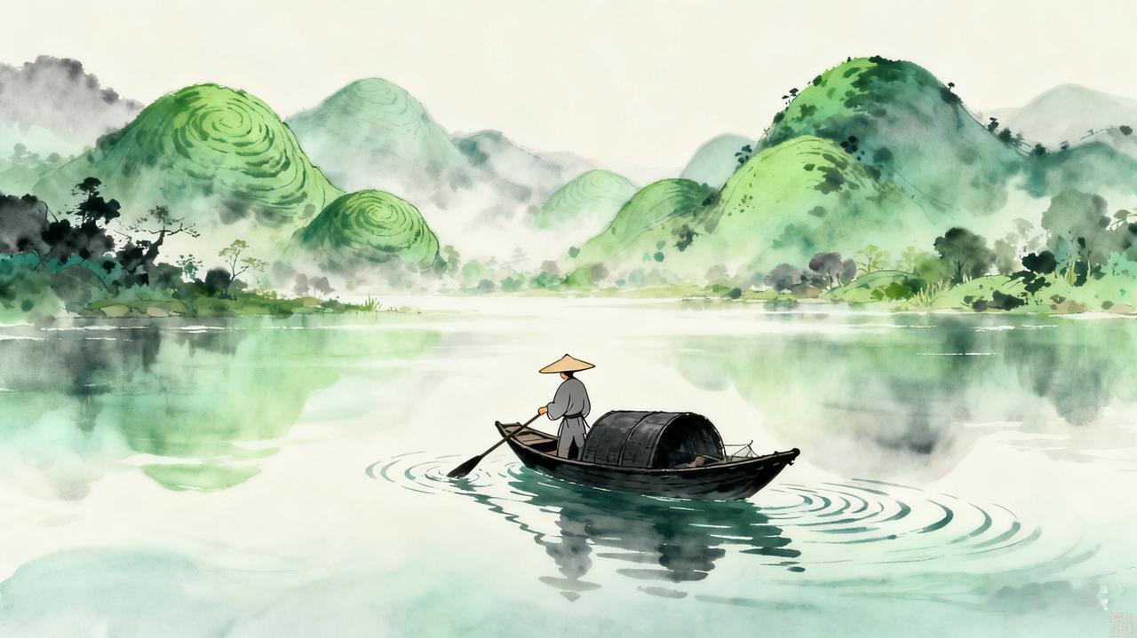 1. 原句：峰如螺髻水如绸续句：轻舟一叶画中浮2. 原句：柳线牵风岸畔柔